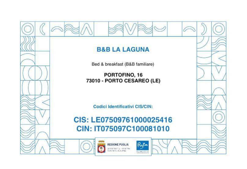 B&B La Laguna Porto Cesareo Exteriör bild